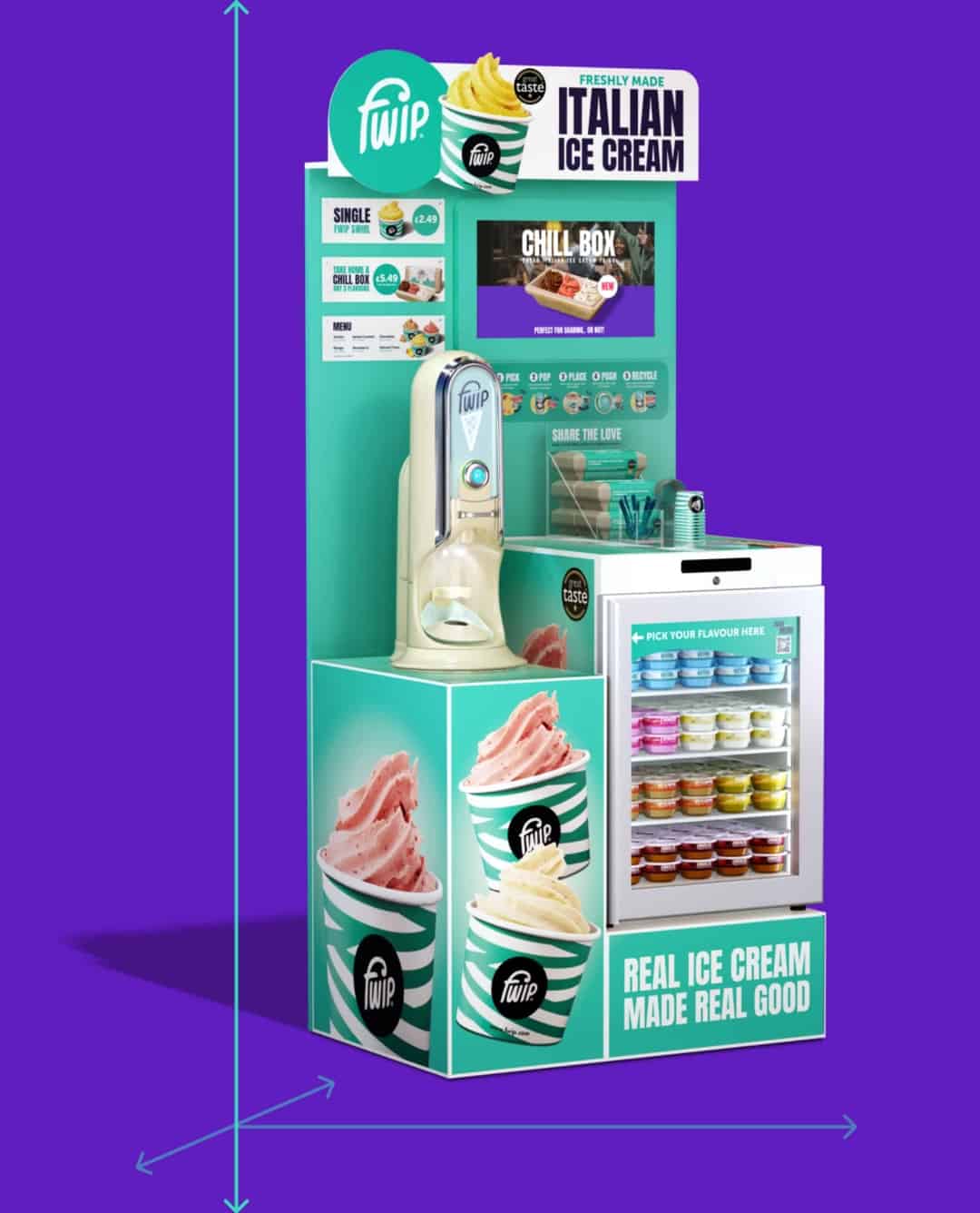 fwip Premium Unit Commercial Ice Cream Machine
